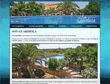 Tablet Screenshot of fincasonguardiola.com